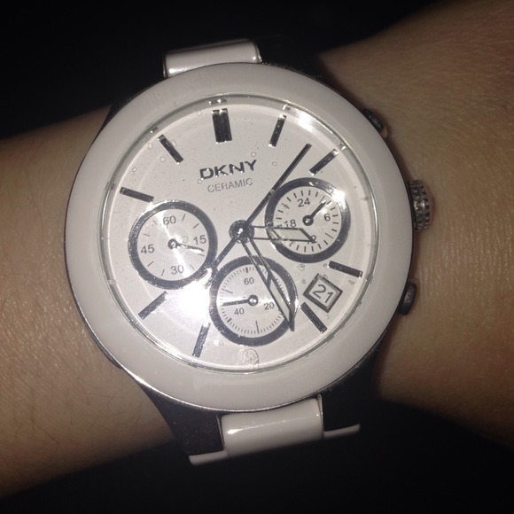 New DKNY WATCH ceramic white⭐️
