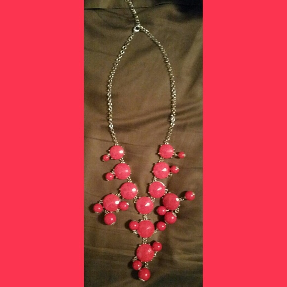 FINAL PRICE Red bubble necklace