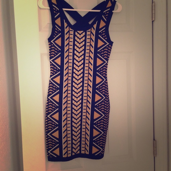 Bodycon pattern dress
