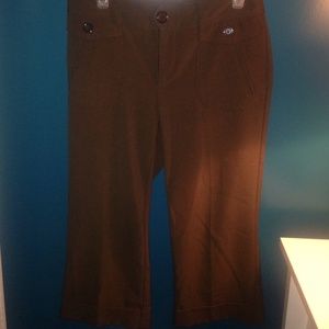 Christopher & Banks brown Capri pants