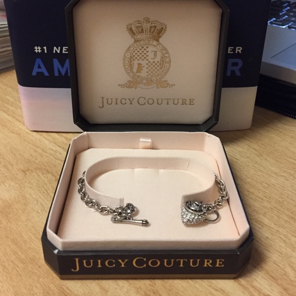 Juicy Couture Charm Bracelet in Silver!
