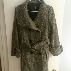 Zara basic vintage pea coat