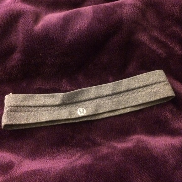Grey lululemon headband
