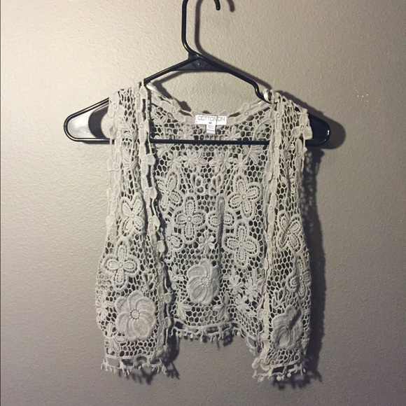 Cotton on lace cover up