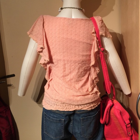 NWOT Maurices shirt in salmon.  Not my size. - Picture 3 of 4