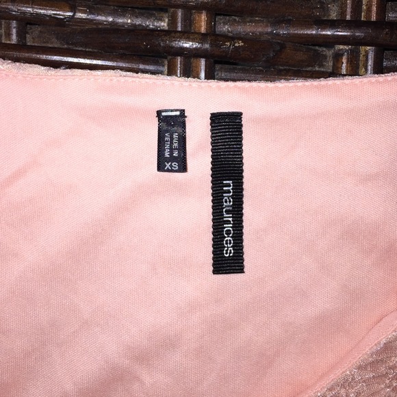 NWOT Maurices shirt in salmon.  Not my size. - Picture 4 of 4