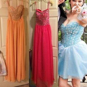 Selling these 3 prom dresses