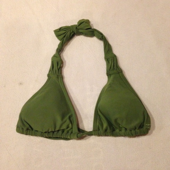 Sage Green billabong triangle bikini top