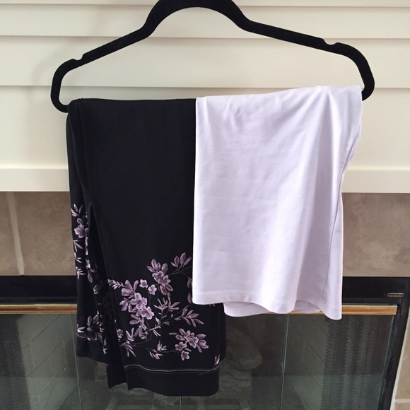 Skirt and purple tank top outfit - Picture 3 of 4