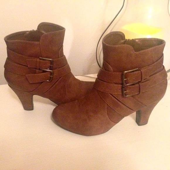 Bundle - Brown Bootie and Black Velvet Bootie