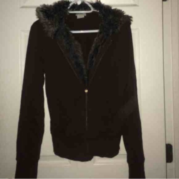 Brown fur jacket