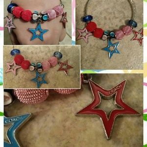 Coach star sterling silver bangle