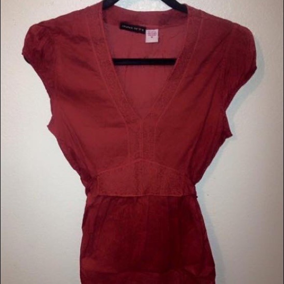 red blouse