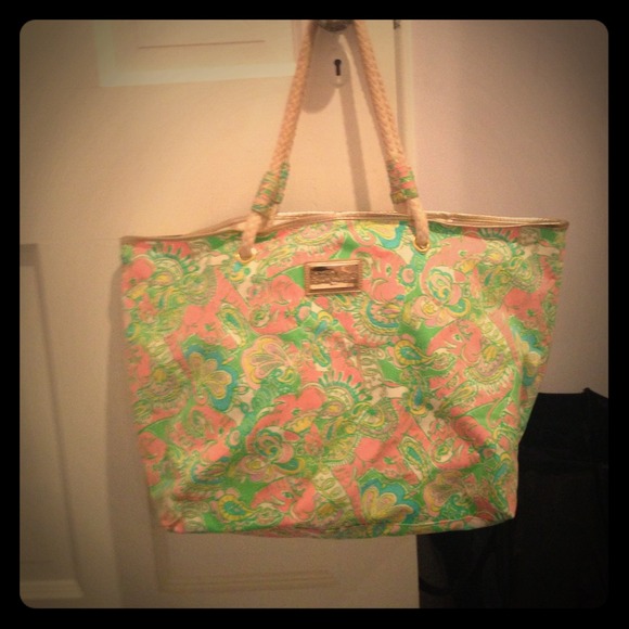 Lilly Pulitzer beach bag