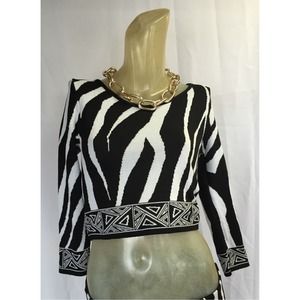 Zebra Crop top