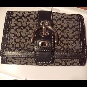 Black Coach Wallet