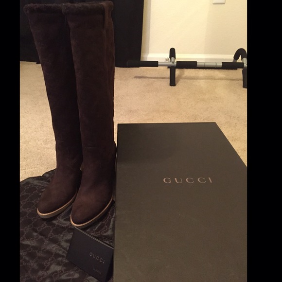 Gucci Suede Tall boots - Picture 2 of 4