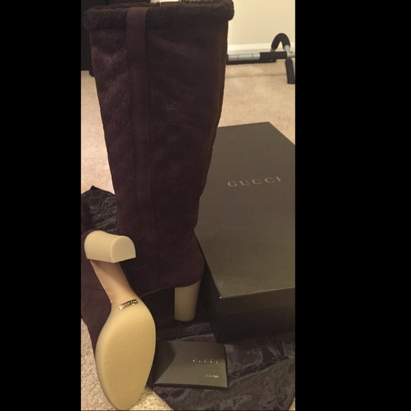 Gucci Suede Tall boots - Picture 3 of 4