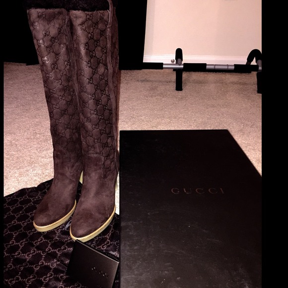 Gucci Suede Tall boots - Picture 4 of 4