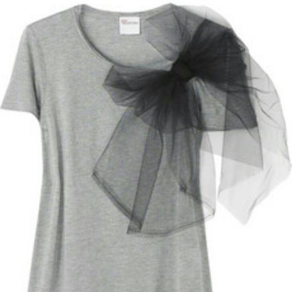 RED Valentino Bow Detail Jersey Tee