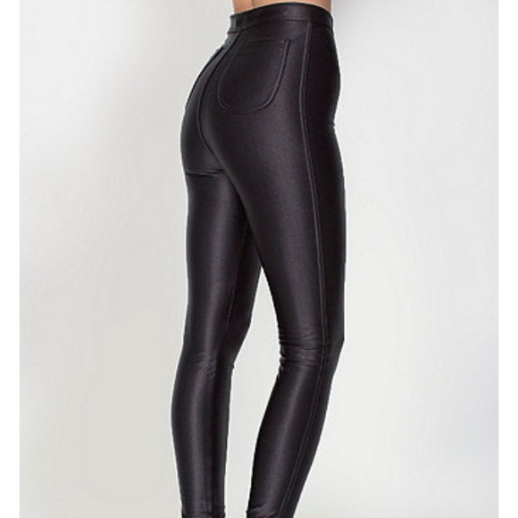 American Apparel Black Disco Pant