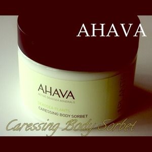 New AHAVA CARESSING BODY SORBET 12.3 oz
