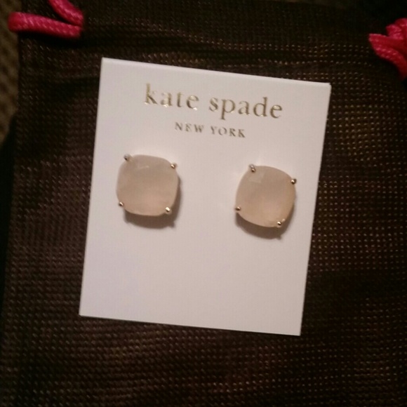 NWT Light Pink Small Square Studs