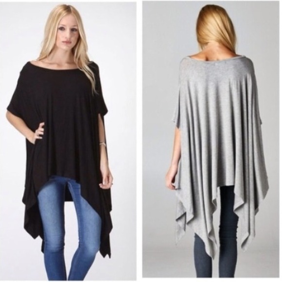 Tops - ❗4 COLORS❗ Oversized Basic Loose Flowy Casual Top