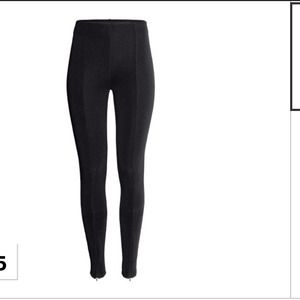 Black jersey leggings