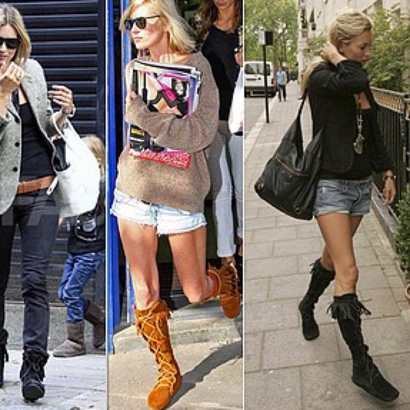 Minnetonka Boots - TALL MINNETONKA SUEDE BOOTS