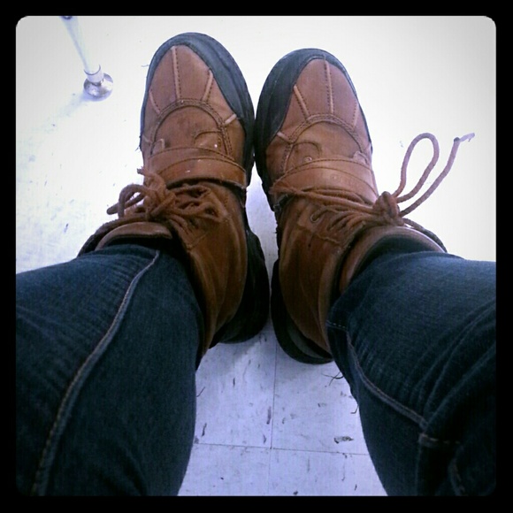 Brown Ralph  Lauren polo boots