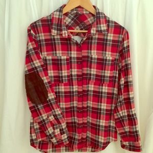 Open back flannel