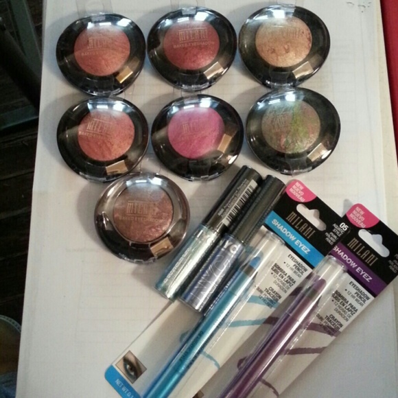 Baked eyeshadow, shadow eyez, and 2 New York Color