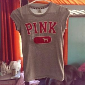 Victoria's secret pink graphic tee