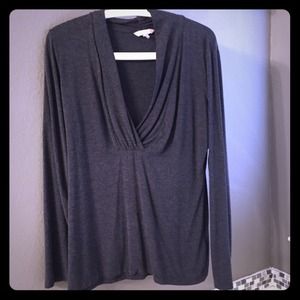 Charcoal Banana Republic long sleeve shirt