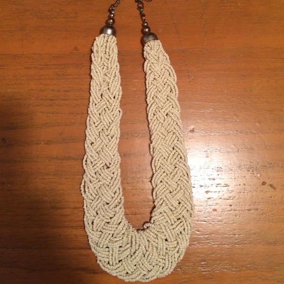 Cream colored necklace!