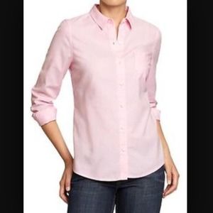 Old Navy pink Oxford button down