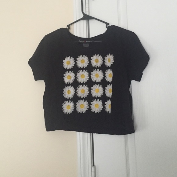 Black crop top