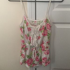 Flower print top