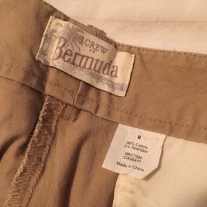 JCrew khaki Bermuda shorts