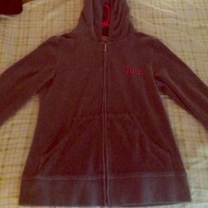 Juicy Couture Gray Zip-Up Hoodie