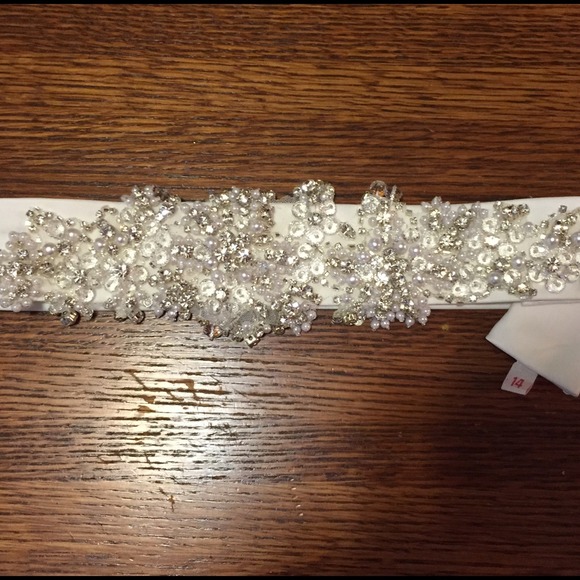 NEW Allure ivory wedding belt