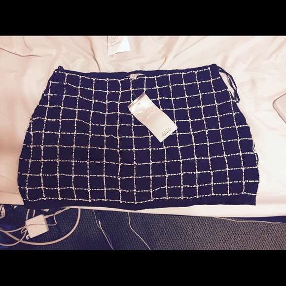 Zara's Mini Skirt with accents NWT