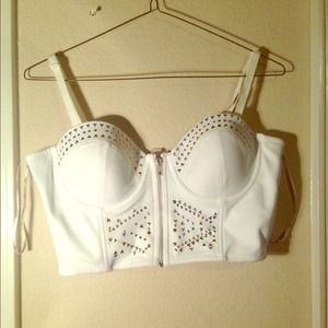 White F21 Bustier