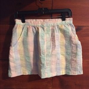 Vintage Plaid Skirt - with pockets!