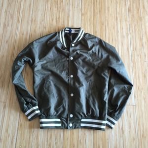 H&M navy green varsity style jacket worn twice