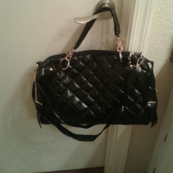 Black handbag