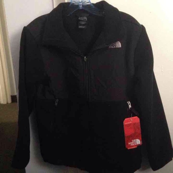 North face Denali black jacket for boys