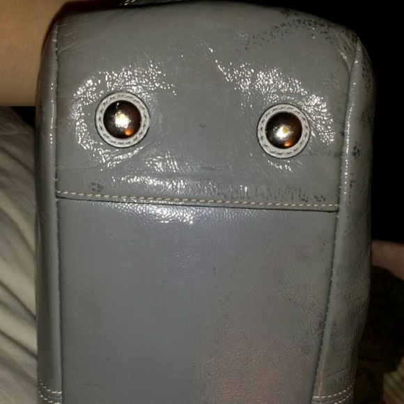 Gray Patent Leather Coach - Picture 4 of 4