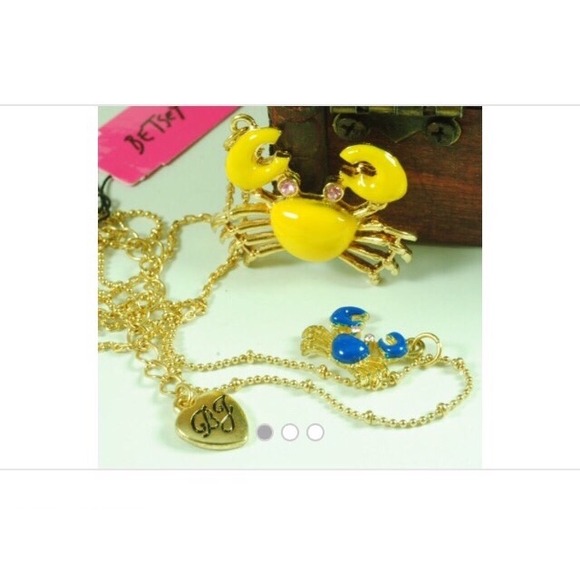 From Gina's C to youYellow Crab Two Row Necklace - Picture 4 of 4